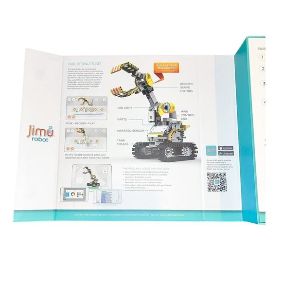 UBTECH Jimu Robot BuilderBots Kit - Interactive STEM Robotics Set - Picture 3 of 10